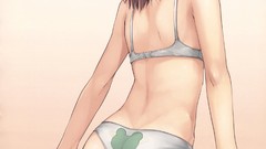 Ass Anime micro House anime girls lingerie bra misaka mikoto 