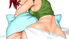 Ass Anime ponytails panties