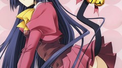 Ass Anime stockings anime girls nekomimi purple hair purple 