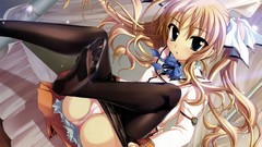 Ass artist anime girls pantyhose seifuku underwear kanna 