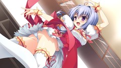 Ass blush anime girls game cg purple eyes panties visual novels 