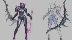 Ass bows world of warcraft Night Elf artwork Archers video 