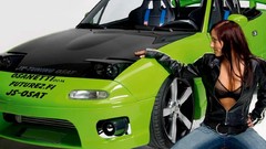 Ass cars skirts miata green cars Mazda MX-5 Miata car babes