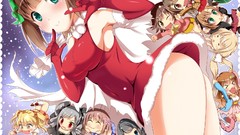 Ass Christmas Anime green eyes Christmas outfits