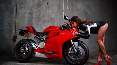 Ass Ducati legs kissing motorbikes girls with bikes Kylie Shea 