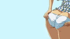 Ass ecchi underwear panties