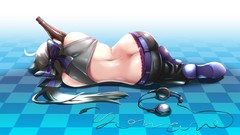 Ass headphones Anime anime girls vocaloid yowane haku Vocaloid 