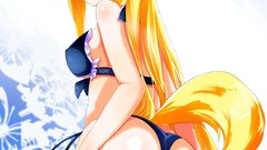 Ass Manga blondes blush anime girls blue eyes hate animal ears 