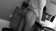 Ass monochrome high heels