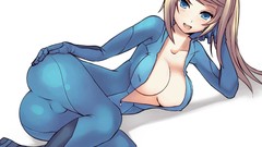 Ass pussy Anime blondes anime girls blue eyes cleavage boobs 