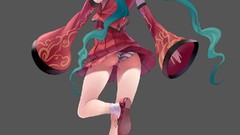 Ass pussy blue hair anime girls blue eyes hatsune miku vocaloid 