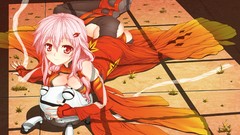 Ass Robots dress red eyes gloves Ribbons floor shadows pink 