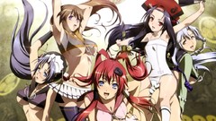 Ass sanada yukimura underboobs school swimsuits samurai girls 