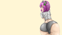 Ass short hair Simple