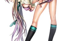 Ass skirts bra boobs high heels bent over panties down