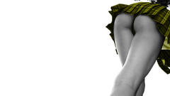 Ass skirts Simple Background