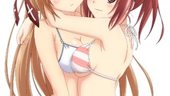 Ass transparent Anime red eyes anime girls green eyes mayoi 