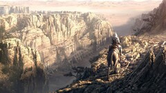 Assassin's Creed video games horse ruin Mountains video game art