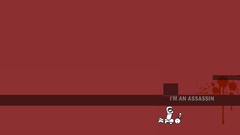 Assassins funny red background