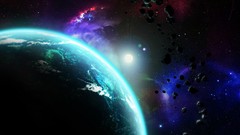 Asteroids Venom planets science fiction outer space