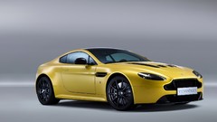Aston vehicles 2014 grey background front angle view v12 