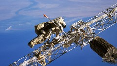 Astronauts Earth astronomy planets outer space space walk Soyuz