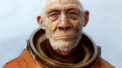 Astronauts funny monkeys realistic