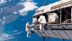 Astronauts outer space