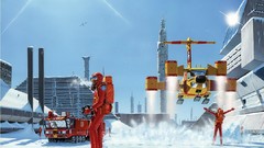 Astronauts paintings science fiction cityscapes artwork 