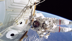 Astronauts Space walk