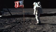 Astronauts USA American Flag