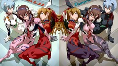 Asuka langley soryu neon genesis evangelion ayanami rei 