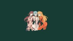 Asuka langley soryu neon genesis evangelion ayanami rei 