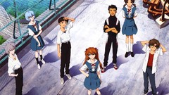 Asuka langley soryu neon genesis evangelion ayanami rei ikari 