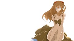 Asuka langley soryu neon genesis evangelion black dress Simple 