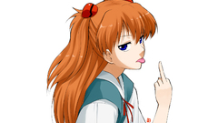 Asuka langley soryu neon genesis evangelion Simple Background