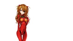 Asuka langley soryu neon genesis evangelion Simple Background 