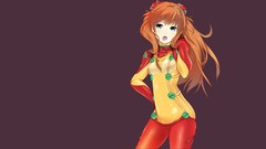 Asuka langley soryu neon genesis evangelion Simple Background 