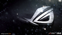 asus republic of gamers digital art texture logo