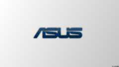asus Typography Simple Background logo white background