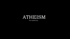 Atheism slogan demotivational