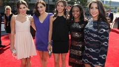 Athletes red carpet The Fab Five