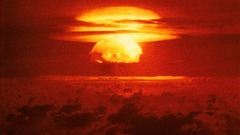 Atomic explosion mushroom cloud