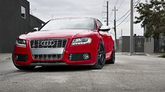 Audi cars audi s5 red cars