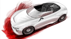 Audi cars concept art Audi E-Tron Spyder