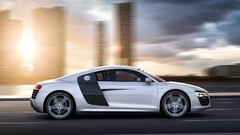 Audi cars roads audi r8 white cars Audi R8 V10