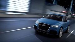 Audi cars SUV cityscapes German cars blue cars Audi RSQ3