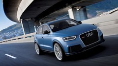 Audi cars SUV cityscapes German cars blue cars Audi RSQ3