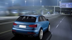 Audi cars SUV cityscapes German cars blue cars Audi RSQ3