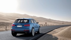 Audi cars SUV deserts German cars blue cars Audi RSQ3